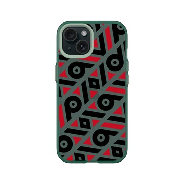 iPhone 15 Clear 憂墨綠 - 花生騷 WasangShow - 西西利鳥圖騰