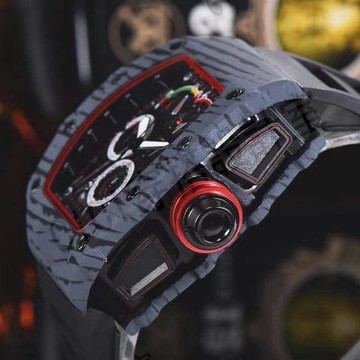 休閒手錶時尚運動手錶限量版查理德手錶高級氚氣碳纖維鏤空米勒手錶科技感高級感手錶【亞德機械五金家居】