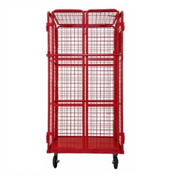 [ 家事達 ] 台製ROMP-防盜型物流台車-網格型(L880*W760*H1700mm) 特價