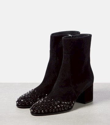 Alaïa Embellished suede ankle boots