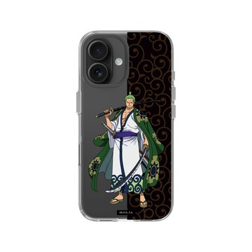 iPhone 16 Clear Case（相機按鈕） 透明 - 航海王 One Piece - 和之國系列-索隆十郎
