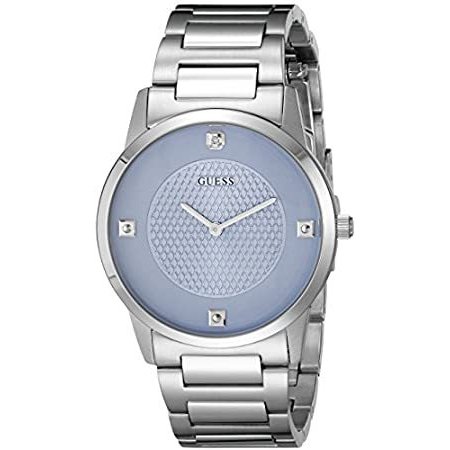 GUESS Men's Diamond-Accented Stainless Steel 通販 LINEポイント最大0.5%GET |