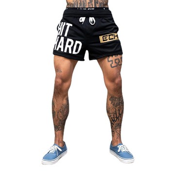 運動三分健身褲 男士速乾透氣褲 夏季跑步 訓練短褲 大碼 現貨【Sandman Sports】