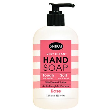 Shikai Very Clean Hand Soap Rose 12 fl oz