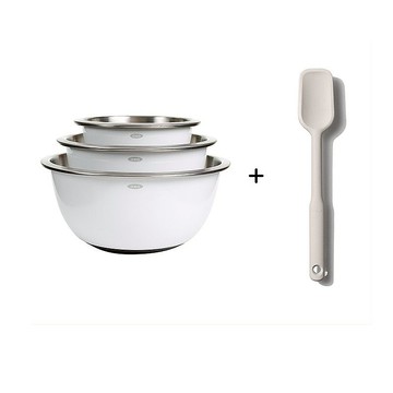 PINKOI限定【超值組合】OXO 備料2件組 (攪拌盆+刮勺) / 共2款