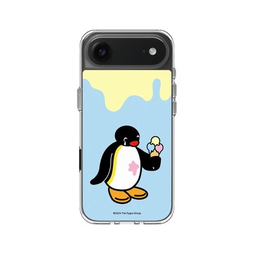 iPhone Air Clear Case（相機按鈕） 透明 - Pingu 企鵝家族 - Pingu - 我的冰淇淋