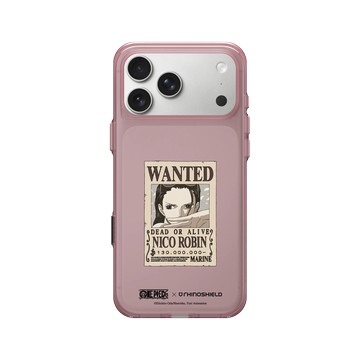 iPhone 17 Pro Max Clear (相機按鈕) 晶醺玫 - 航海王 One Piece - 懸賞金系列-羅賓