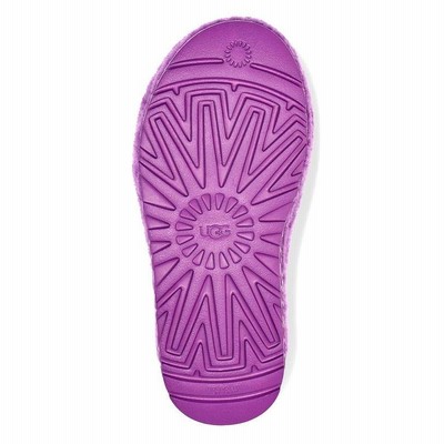 UGG パープルファーサンダル UGG サンダル ファー レディース 厚底 おしゃれ 靴 軽い 韓国