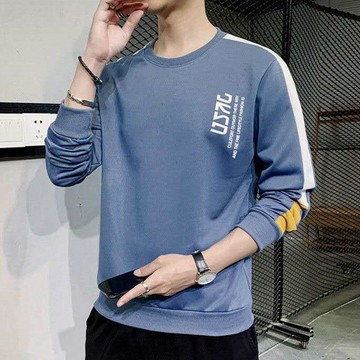 衛衣男春秋款新款秋季圓領上衣男生衣服潮流帥氣寬鬆大碼男裝 8N