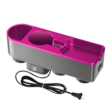 Beautylife 【智能款】Dyson壁掛式吹風機收納架 F01 (玫紅) 智能感應烘手、多功能收納  1個裝  1個