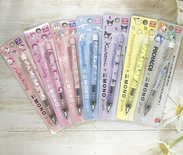 日本製 sanrio x MONOgraph 三麗鷗 搖搖筆 自動鉛筆-日本直送｜小鶴日貨
