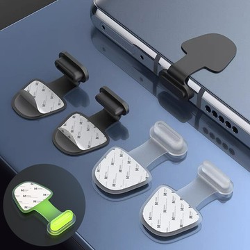 防丟款手機防塵塞 充電孔防塵塞 背貼防塵塞 一體式 防塵塞 矽膠防塵塞 蘋果8pin/type-c