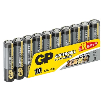 GP Batteries 超霸 AAA 超級碳鋅電池  10顆  1組