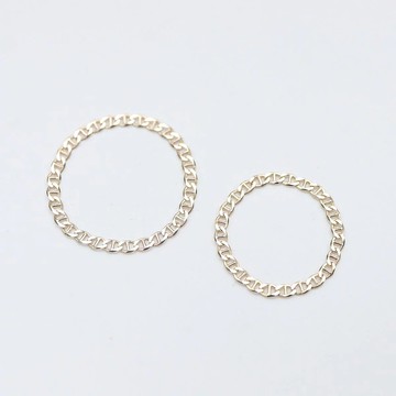 14K Zero Gravity Skin Chain Ring 服貼鍊戒