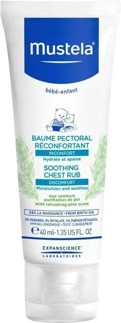 Mustela Soothing Chest Rub 40ml