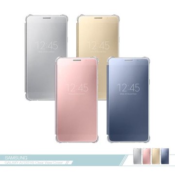 Samsung三星 原廠Galaxy A7 (2016)專用 全透視鏡面感應皮套 Clear View /智慧側掀保護套