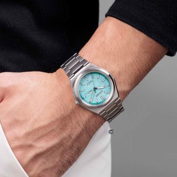 CITIZEN 星辰錶 Zenshin超級鈦 光動能腕錶 男錶 手錶-AW0130-85M/湖水藍39.5mm