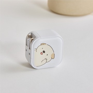 嗚比的朋友YA GaN 45W Type-C雙孔充電頭