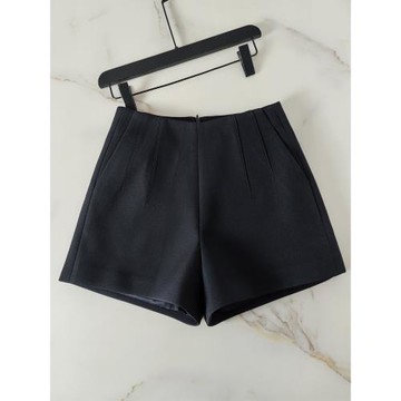 高腰西裝短褲女可外穿 2025新款百搭秋冬款闊腿休閑設計感a字靴褲