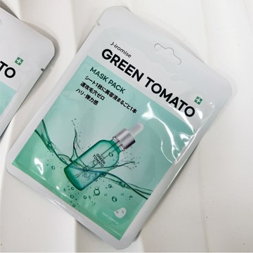 🍎現貨🍎 ✈️JAPAN免税店専売  綠番茄トマト毛孔緊緻亮白面膜【25mlX10入】
