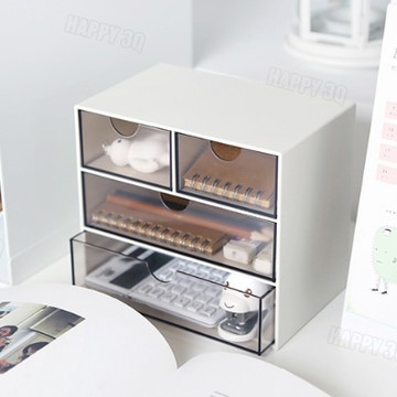 整理收納盒迷你九格抽屜收納盒桌上收納盒首飾盒飾品盒文具盒小物收納-多款【AAA3793】