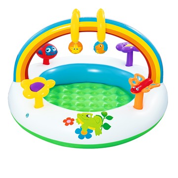 彩虹造型兩用遊戲池