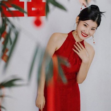 結婚晨袍女新娘婚禮新中式改良旗袍秋冬紅色國風感復古小禮服流行