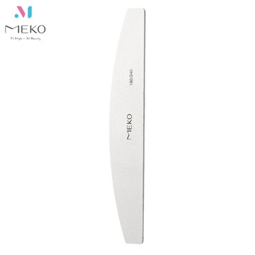 MEKO 純白半圓砂條  P-078 / 磨砂棒 磨甲器 磨砂條 美甲工具