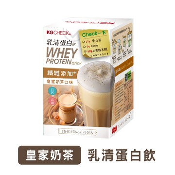 ★E★KG蛋白飲-皇家奶茶口味(43gx6包)