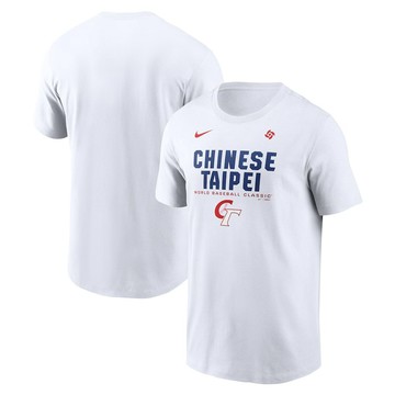 CHINESE TAIPEI 男 經典短T 白