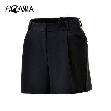 HONMA 本間高爾夫 女款千鳥格提花褲短裙 褲裙 春夏季 日本高爾夫球品牌(XS-L白、黑任選HWJC902R618)