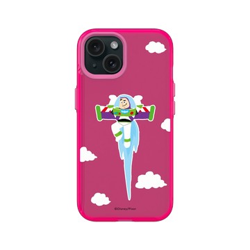 iPhone 15 Clear 粉漾桃 - 迪士尼-玩具總動員 Toy Story - 巴斯光年飛向宇宙