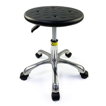 靜電椅 防靜電凳子工廠車間實驗室圓凳PU發泡流水線學校無塵室防靜電椅子 【CM4632】