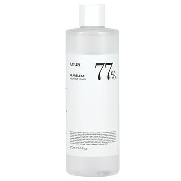 Anua, 魚腥草 77% 舒緩爽膚水，16.9 液量盎司（500 毫升）