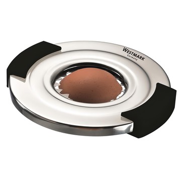 WESTMARK 德國工具 圓形剪蛋器 不鏽鋼材質 切蛋均勻美觀 輕鬆製作專業擺盤  9.1 x 8.1 x 1.1 cm  銀色  1個  9.1 x  8.1 x 1.1 cm