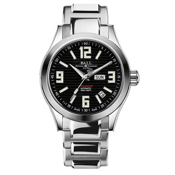 B3_ BALL 波爾錶】 NM2026C-S2CA-BK Engineer II天文台紳士大三針腕錶/黑面40mm｜樂天領券現折★全館特惠中★指定刷卡回饋10%
