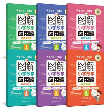正版有貨🔥圖解小學數學應用題 123456年級 小學數學解析暑假作業配視頻講解