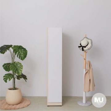 沐家具 mufurniture Cube 白楓木單門單吊衣櫃