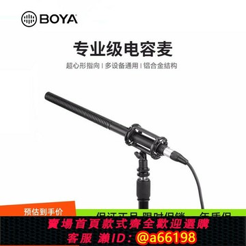【台灣公司 可開發票】BOYA博雅BM6060L專業影視麥克風相機單反指向性槍式挑桿收音話筒