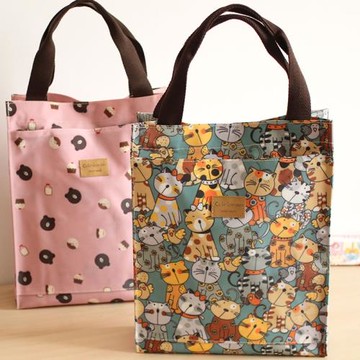 可愛卡通優質防水牛津布大號飯盒包A4文件包復習包補習袋補課書袋