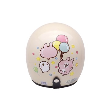 EVO 安全帽 CA-310M 卡娜氣球 象牙白 半罩 半拆洗 卡通圖案 正版授權