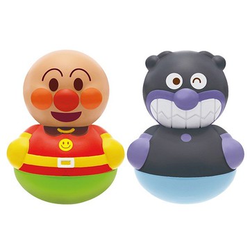 真愛日本 麵包超人 ANPANMAN 細菌人 全身 兩入 造型不倒翁 玩具 不倒翁 搖曳 漂浮 洗澡玩具 禮物