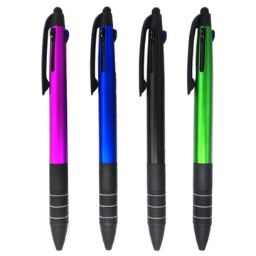 觸控三色圓珠筆(0.7mm) (顏色隨機出貨)