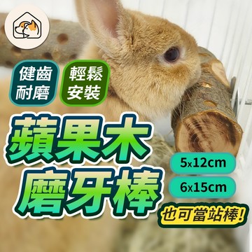 【防咬籠👍】小寵蘋果枝磨牙棒 兔子解悶玩具 咬木枝 磨牙木 磨牙玩具 防咬籠 木質站桿 小寵磨牙棒 鸚鵡站桿 蘋果枝磨牙