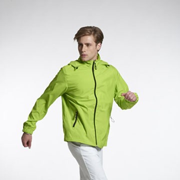 Sunrise青蘋果綠輕薄透氣外套中性款-99328