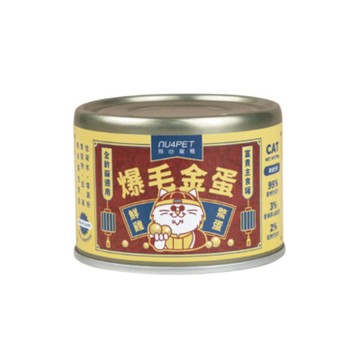 NU4PET陪心寵糧富貴狗狗主食罐-鮮雞X鱉蛋 (爆毛金蛋) 170g x 12入組(購買第二件贈送寵物玩具x1包)