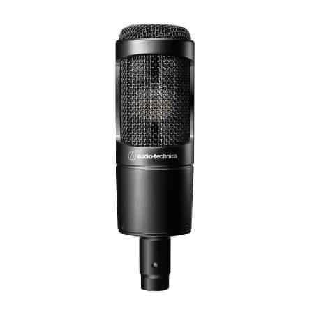 Audio-Technica AT2035 Cardioid Condenser Microphone, Perfect for Studio, Podcasting ＆ Streaming, XLR Output, Includes Custom Shock Mount, Black