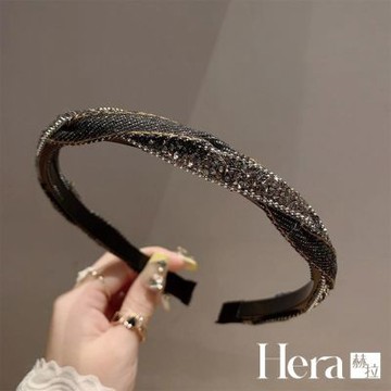 【Hera 赫拉】麻花扭結丹寧風防滑髮箍 H115071402