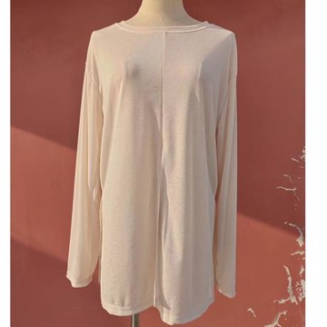 現代舞寬松上衣外搭長袖罩衫舞蹈生練功服開叉基訓舞蹈服