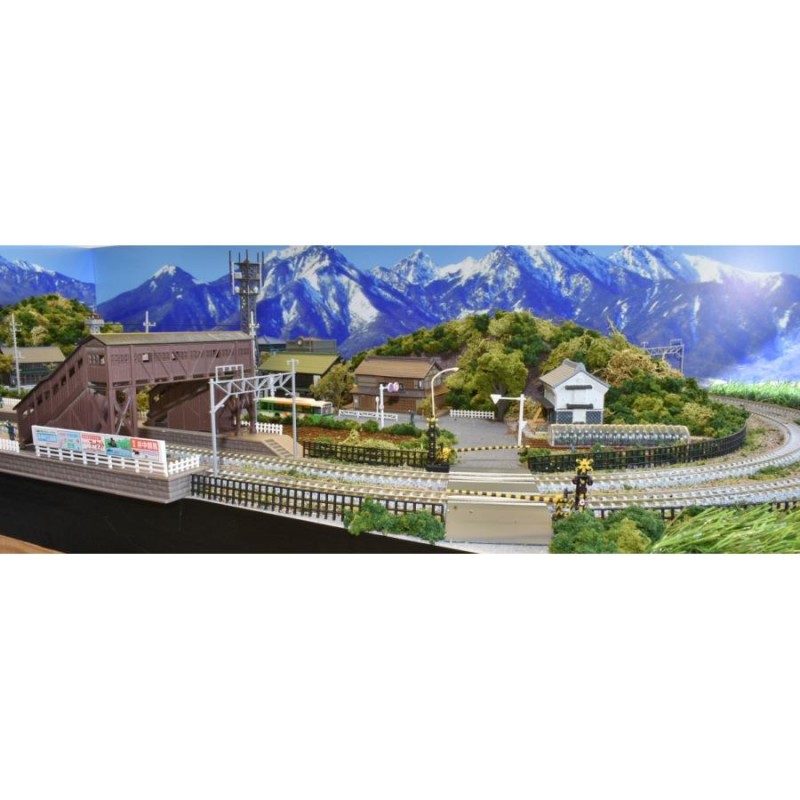 鉄道模型 ジオラマレイアウト Ｎゲージ用 複線120x60cm 山間の街※DCフィーダー付属 | LINEブランドカタログ